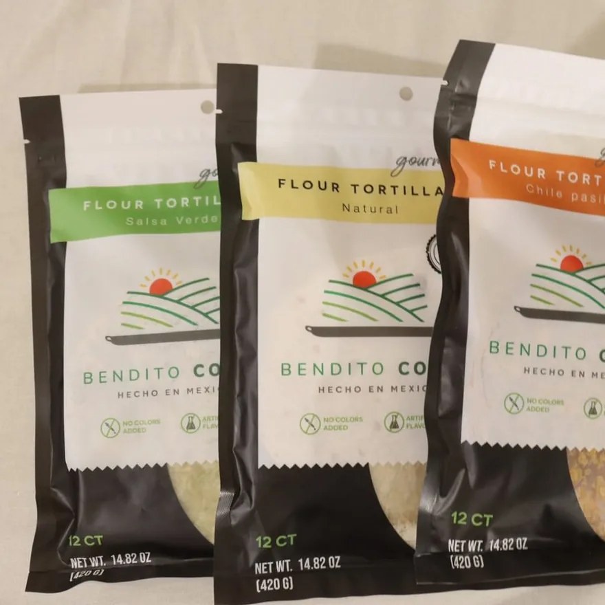 The three Bendito Comal flavors